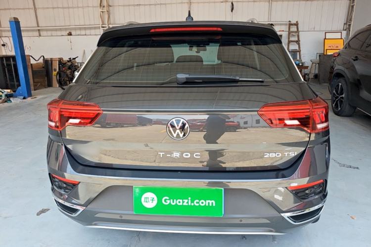 Used Volkswagen T-ROC 2021 280TSI DSG Two-Wheel Drive Comfort Connect Edition Rear