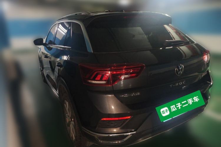 Used Volkswagen T-ROC 2021 280TSI DSG Two-Wheel Drive Elite Connect Edition Rear Left 45 Deg