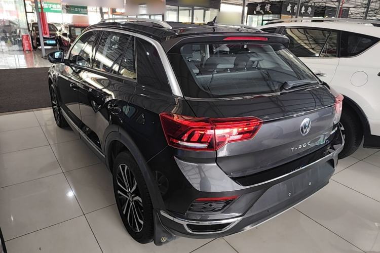 Used Volkswagen T-ROC 2021 Revised Version 280TSI DSG Two-Wheel Drive Elite Connect Edition Rear Left 45 Deg