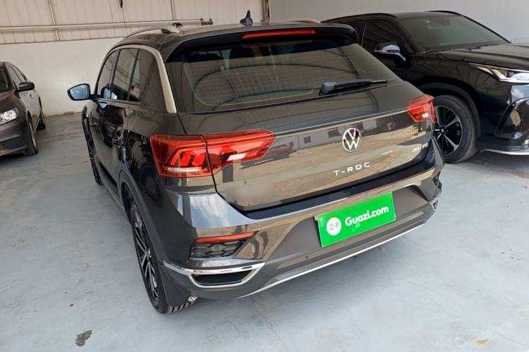 Used Volkswagen T-ROC 2021 280TSI DSG Two-Wheel Drive Comfort Connect Edition Rear Left 45 Deg