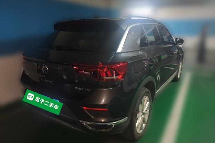Used Volkswagen T-ROC 2021 280TSI DSG Two-Wheel Drive Elite Connect Edition Rear Right 45 Deg