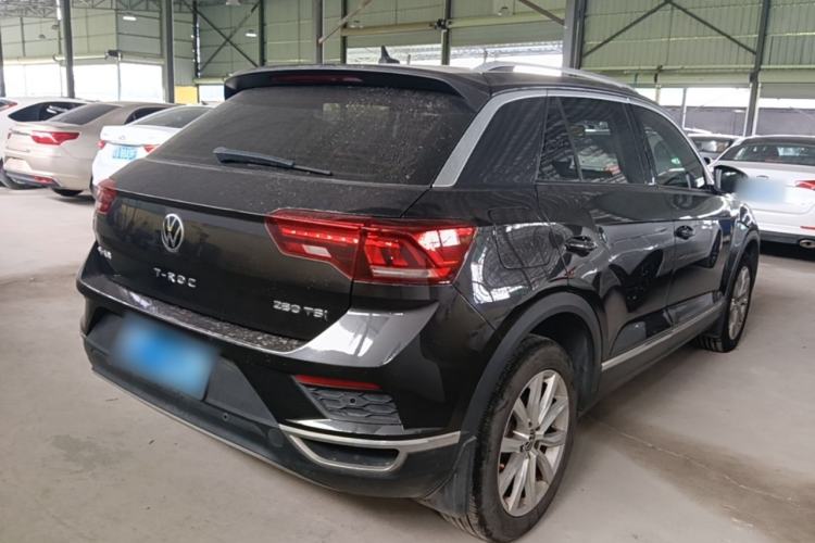 Used Volkswagen T-ROC 2021 Revised Version 280TSI DSG Two-Wheel Drive Elite Connect Edition Rear Right 45 Deg