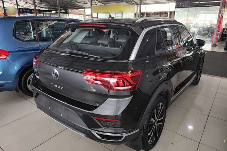 Used Volkswagen T-ROC 2021 Revised Version 280TSI DSG Two-Wheel Drive Elite Connect Edition Rear Right 45 Deg