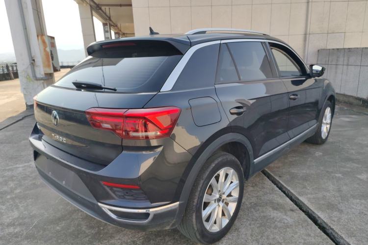 Used Volkswagen T-ROC 2021 280TSI DSG Two-Wheel Drive Elite Connect Edition Rear Right 45 Deg