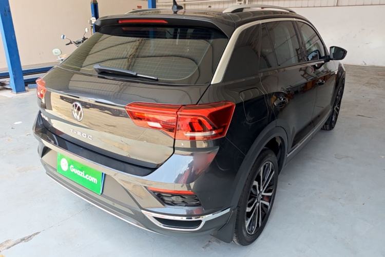 Used Volkswagen T-ROC 2021 280TSI DSG Two-Wheel Drive Comfort Connect Edition Rear Right 45 Deg
