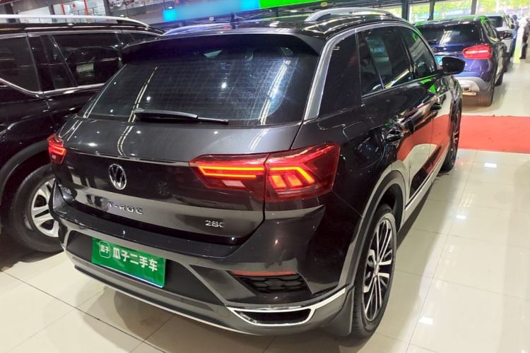 Used Volkswagen T-ROC 2021 280TSI DSG Two-Wheel Drive Comfort Connect Edition Rear Right 45 Deg