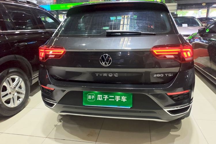 Used Volkswagen T-ROC 2021 280TSI DSG Two-Wheel Drive Comfort Connect Edition Rear
