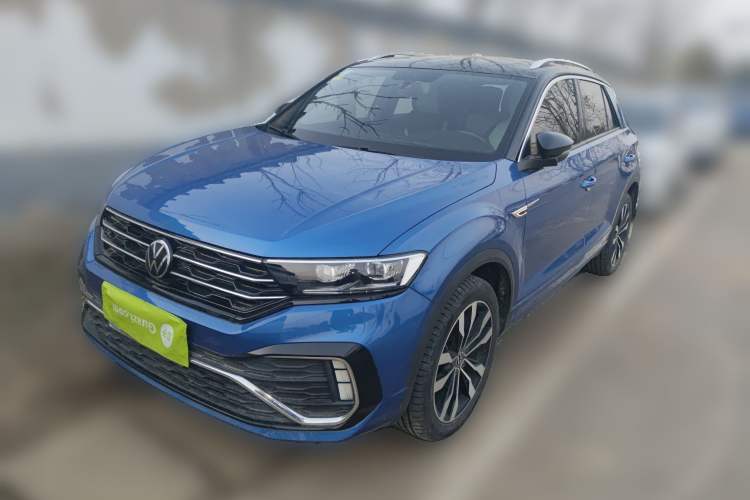 Used Volkswagen T-ROC 2021 280TSI DSG Two-Wheel Drive R-Line Pro Connected Version Front Left 45 Deg