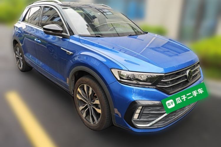 Used Volkswagen T-ROC 2021 280TSI DSG Two-Wheel Drive R-Line Pro Connected Version Front Right 45 Deg