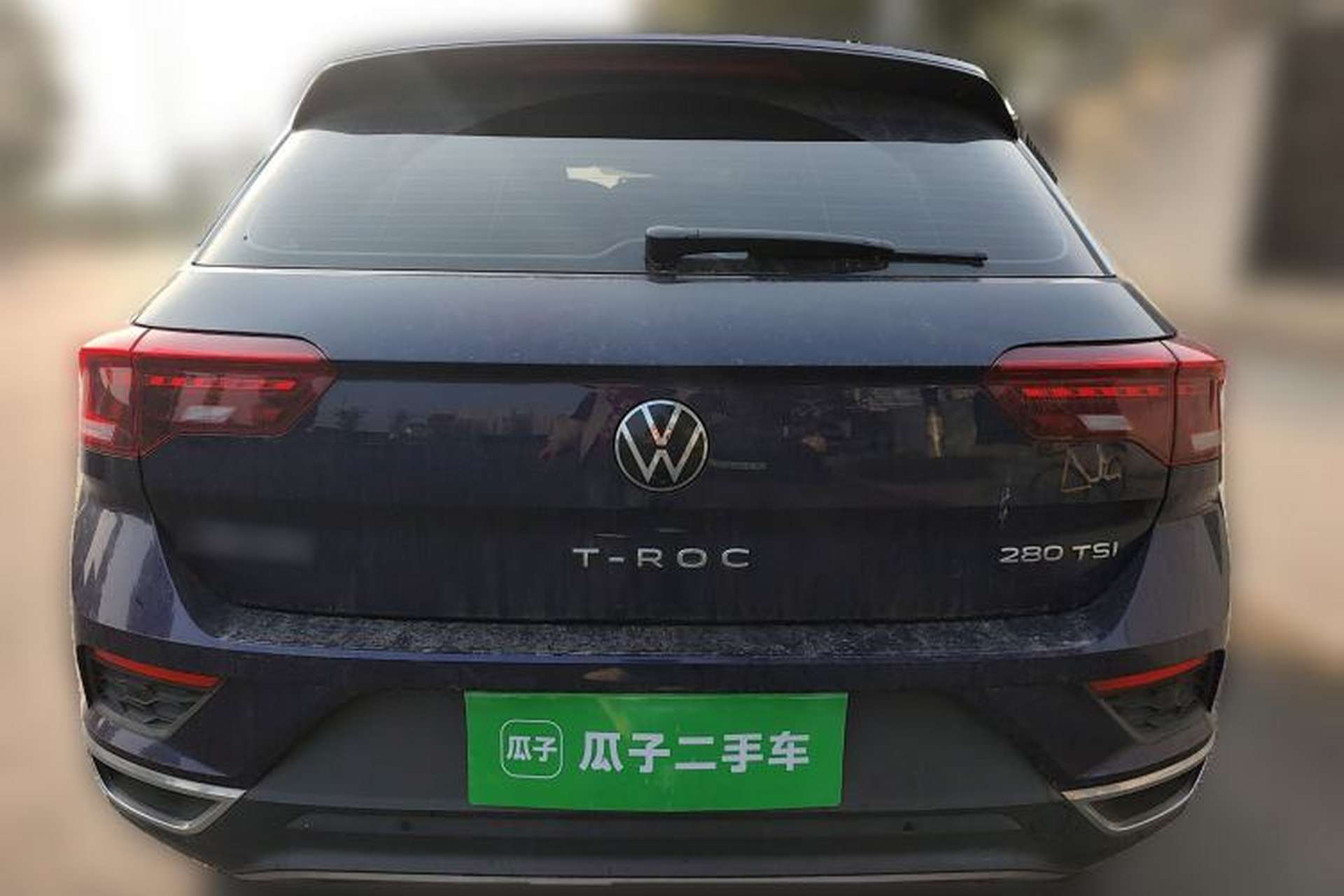 Used Volkswagen T-ROC 2021 280TSI DSG Two-Wheel Drive Comfort Connect Edition Rear
