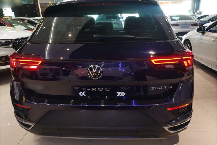Used Volkswagen T-ROC 2021 280TSI DSG Two-Wheel Drive Comfort Connect Edition Rear