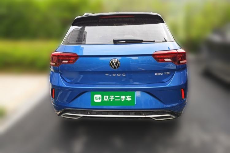 Used Volkswagen T-ROC 2021 280TSI DSG Two-Wheel Drive R-Line Pro Connected Version Rear