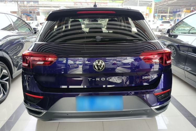 Used Volkswagen T-ROC 2021 280TSI DSG Two-Wheel Drive Comfort Connect Edition Rear