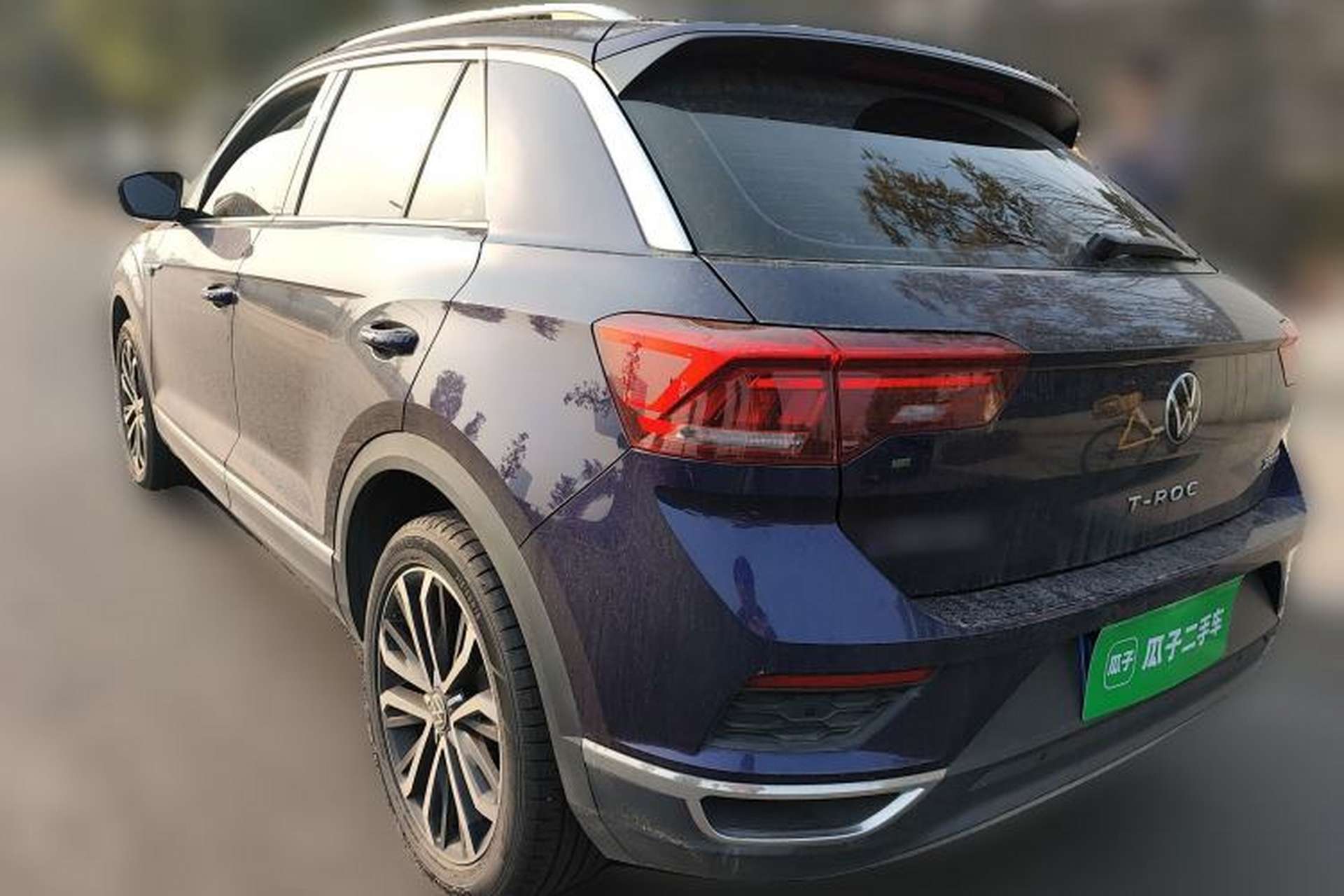 Used Volkswagen T-ROC 2021 280TSI DSG Two-Wheel Drive Comfort Connect Edition Rear Left 45 Deg