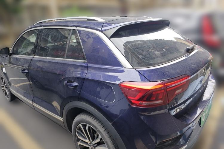 Used Volkswagen T-ROC 2021 280TSI DSG Two-Wheel Drive Comfort Connect Edition Rear Left 45 Deg