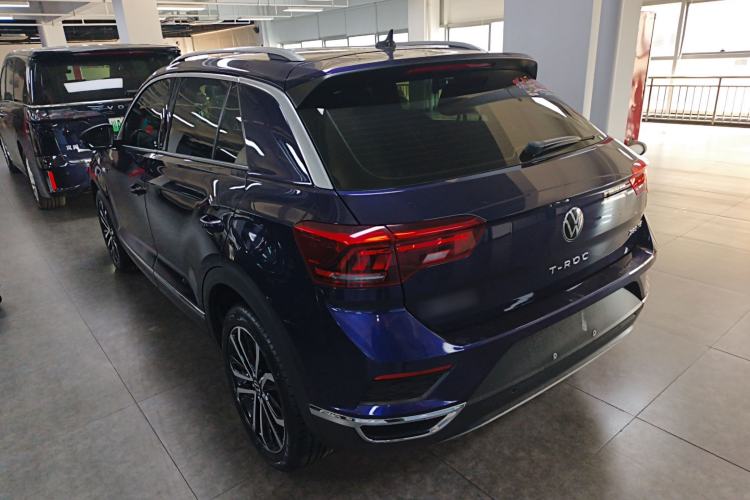 Used Volkswagen T-ROC 2021 280TSI DSG Two-Wheel Drive Comfort Connect Edition Rear Left 45 Deg