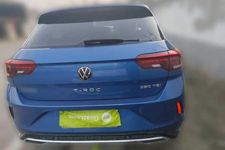 Used Volkswagen T-ROC 2021 280TSI DSG Two-Wheel Drive R-Line Pro Connected Version Rear