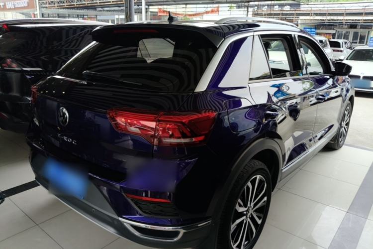 Used Volkswagen T-ROC 2021 280TSI DSG Two-Wheel Drive Comfort Connect Edition Rear Right 45 Deg