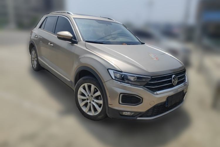 Used Volkswagen T-ROC 2021 280TSI DSG Two-Wheel Drive Elite Connect Edition Front Right 45 Deg