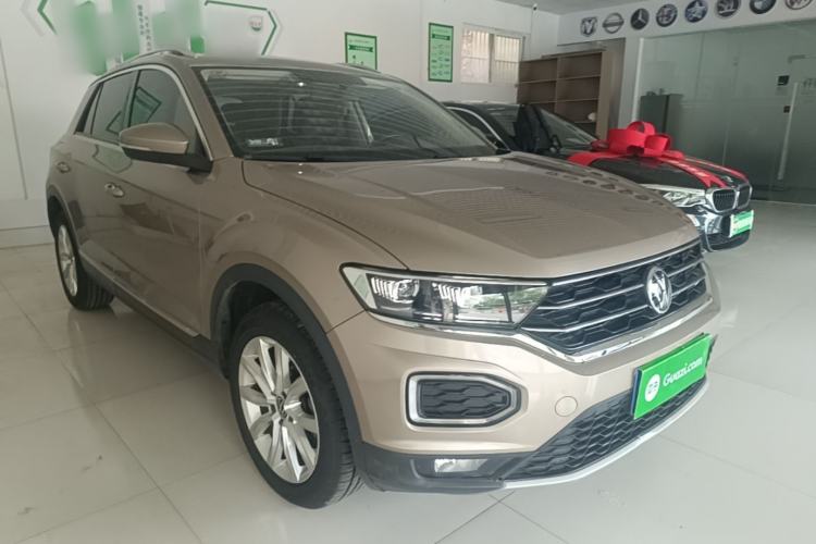 Used Volkswagen T-ROC 2021 Revised Version 280TSI DSG Two-Wheel Drive Elite Connect Edition Front Right 45 Deg