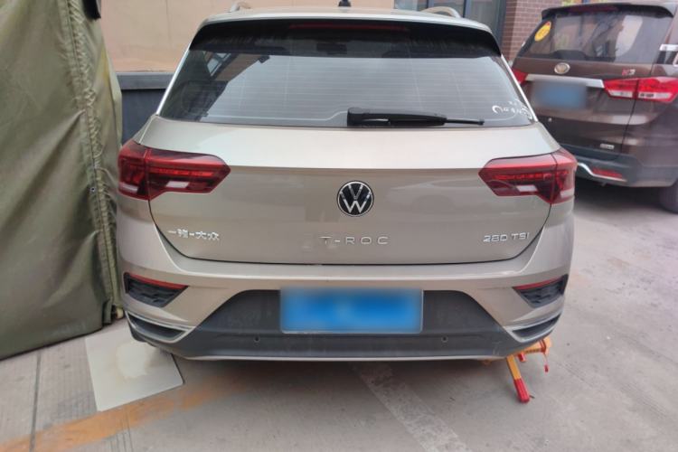 Used Volkswagen T-ROC 2021 280TSI DSG Two-Wheel Drive Comfort Connect Edition Rear