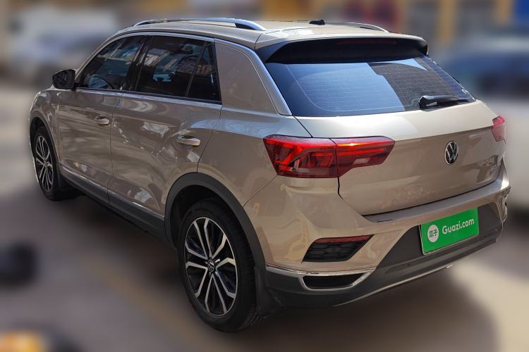 Used Volkswagen T-ROC 2021 280TSI DSG Two-Wheel Drive Comfort Connect Edition Rear Left 45 Deg