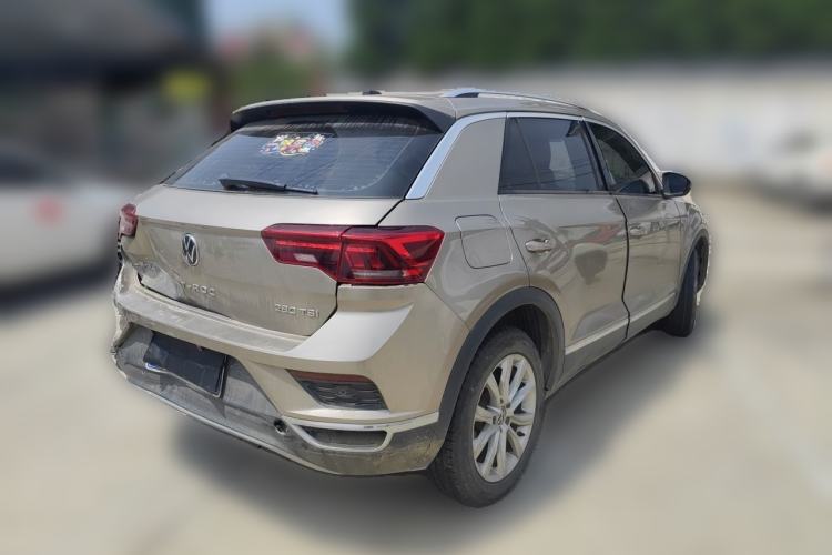Used Volkswagen T-ROC 2021 280TSI DSG Two-Wheel Drive Elite Connect Edition Rear Right 45 Deg