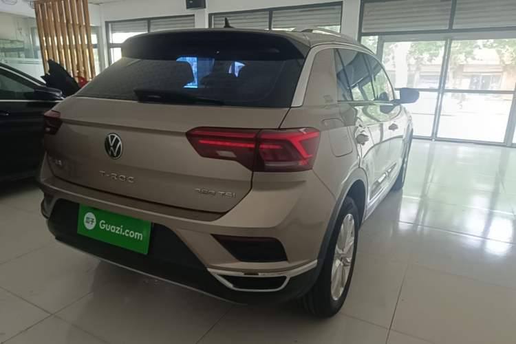 Used Volkswagen T-ROC 2021 Revised Version 280TSI DSG Two-Wheel Drive Elite Connect Edition Rear Right 45 Deg