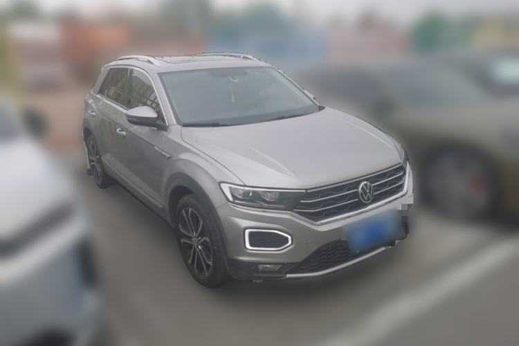 Used Volkswagen T-ROC 2021 280TSI DSG Two-Wheel Drive Comfort Connect Edition Front Right 45 Deg