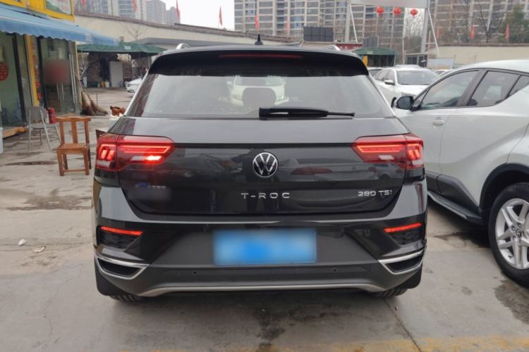 Used Volkswagen T-ROC 2021 280TSI DSG Two-Wheel Drive Comfort Connect Edition Rear
