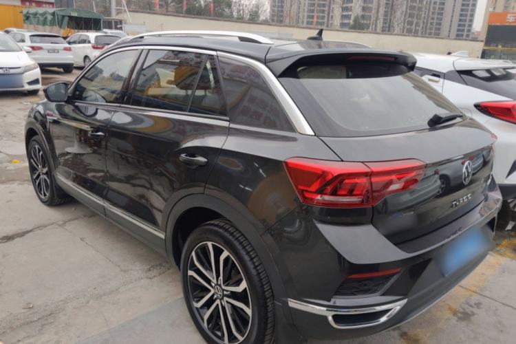 Used Volkswagen T-ROC 2021 280TSI DSG Two-Wheel Drive Comfort Connect Edition Rear Left 45 Deg