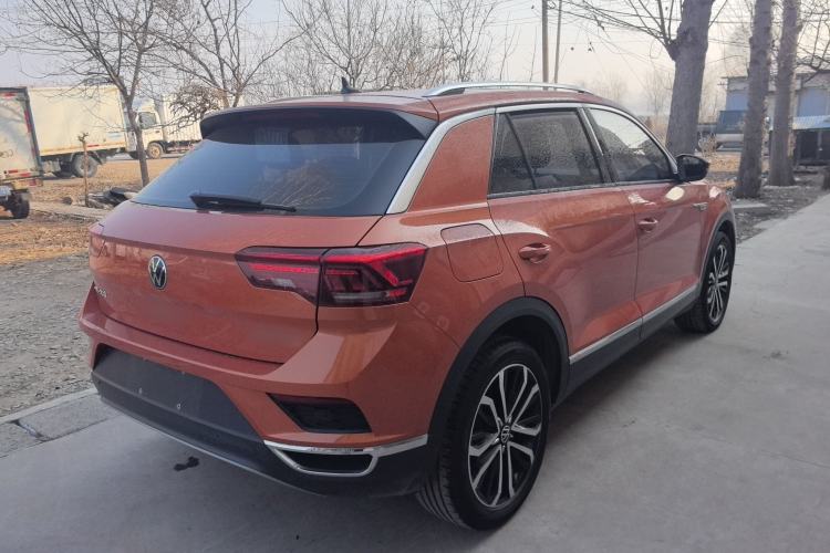Used Volkswagen T-ROC 2021 280TSI DSG Two-Wheel Drive Comfort Connect Edition Rear Right 45 Deg
