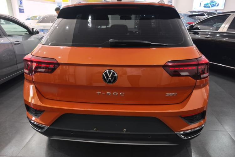 Used Volkswagen T-ROC 2021 280TSI DSG Two-Wheel Drive Comfort Connect Edition Rear