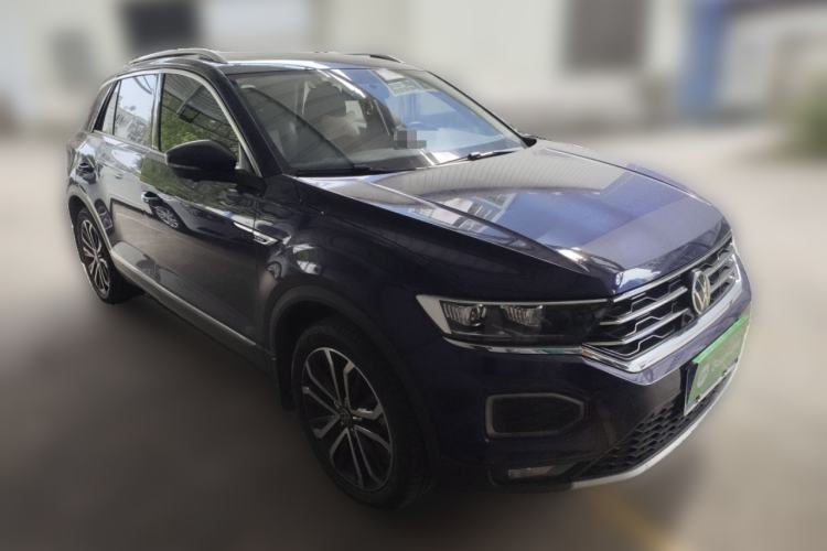 Used Volkswagen T-ROC 2021 280TSI DSG Two-Wheel Drive Comfort Connect Edition Front Right 45 Deg