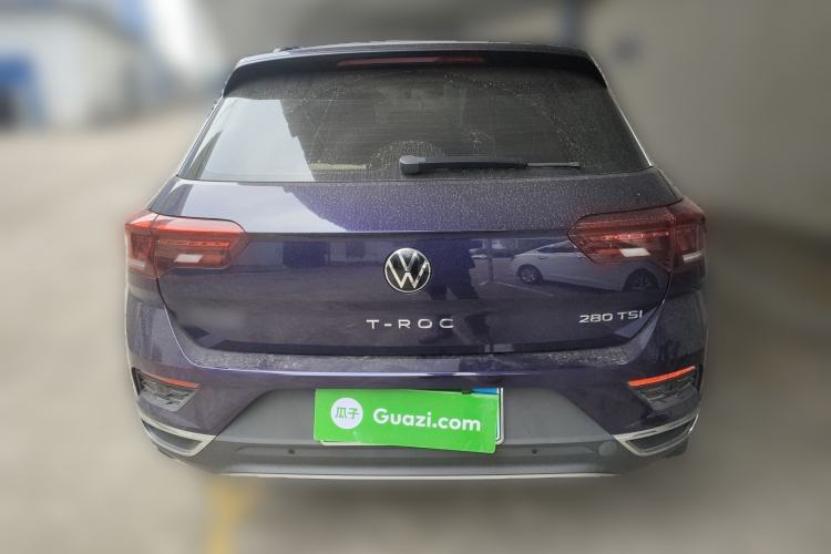 Used Volkswagen T-ROC 2021 280TSI DSG Two-Wheel Drive Comfort Connect Edition Rear