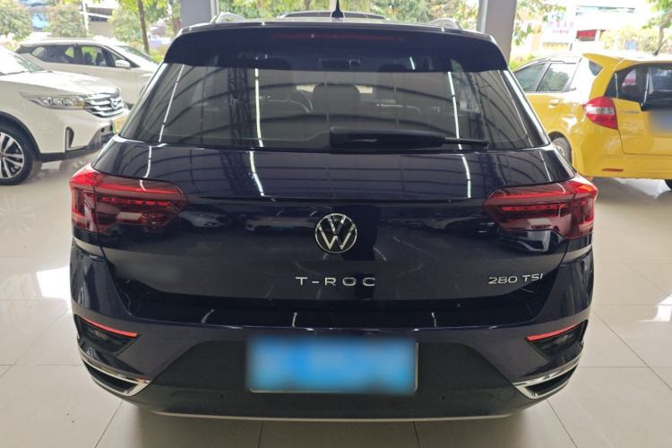 Used Volkswagen T-ROC 2021 280TSI DSG Two-Wheel Drive Comfort Connect Edition Rear