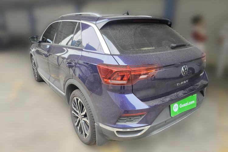 Used Volkswagen T-ROC 2021 280TSI DSG Two-Wheel Drive Comfort Connect Edition Rear Left 45 Deg