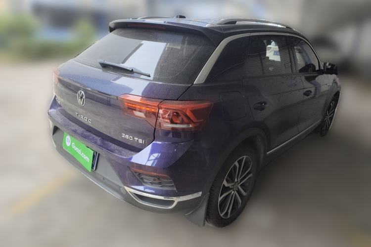Used Volkswagen T-ROC 2021 280TSI DSG Two-Wheel Drive Comfort Connect Edition Rear Right 45 Deg