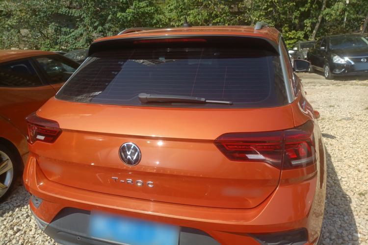 Used Volkswagen T-ROC 2021 280TSI DSG Two-Wheel Drive Comfort Connect Edition Rear