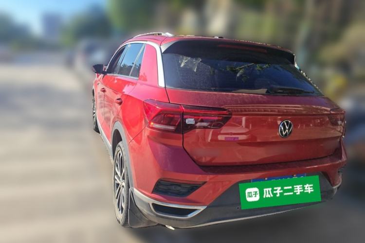Used Volkswagen T-ROC 2021 280TSI DSG Two-Wheel Drive Comfort Connect Edition Rear Left 45 Deg