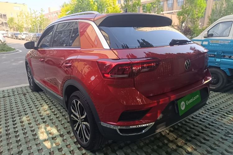 Used Volkswagen T-ROC 2021 280TSI DSG Two-Wheel Drive Comfort Connect Edition Rear Left 45 Deg