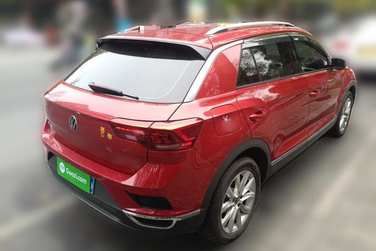 Used Volkswagen T-ROC 2021 280TSI DSG Two-Wheel Drive Elite Connect Edition Rear Right 45 Deg