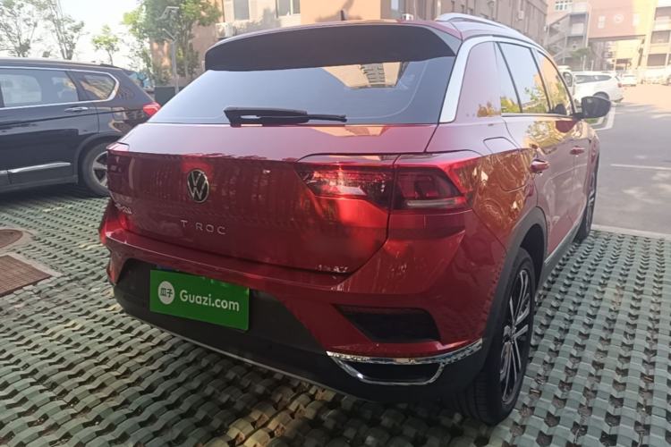 Used Volkswagen T-ROC 2021 280TSI DSG Two-Wheel Drive Comfort Connect Edition Rear Right 45 Deg