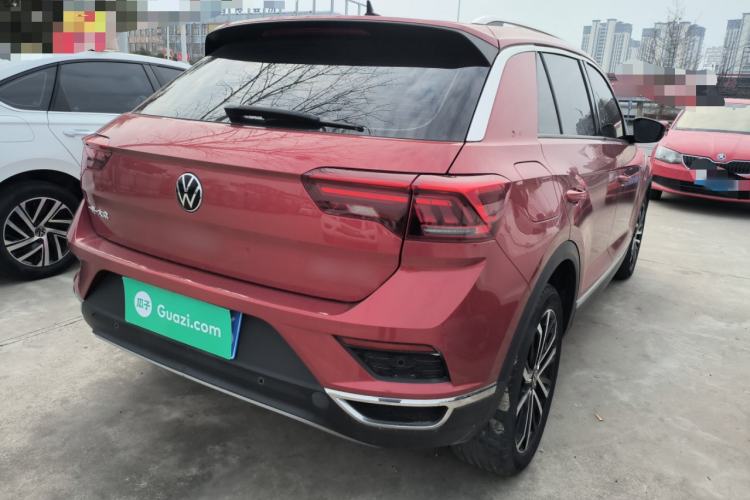 Used Volkswagen T-ROC 2021 Revised Version 280TSI DSG Two-Wheel Drive Comfort & Smart Connectivity Edition Rear Right 45 Deg