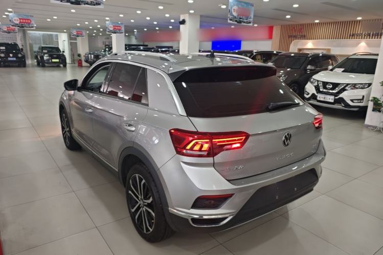 Used Volkswagen T-ROC 2021 280TSI DSG Two-Wheel Drive Comfort Connect Edition Rear Left 45 Deg