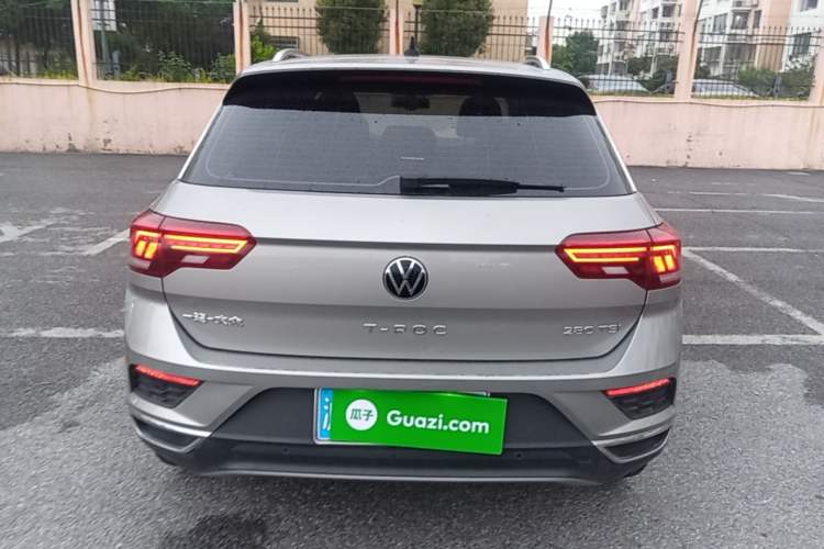 Used Volkswagen T-ROC 2021 280TSI DSG Two-Wheel Drive Comfort Connect Edition Rear