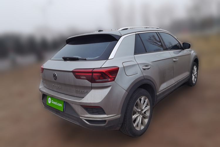 Used Volkswagen T-ROC 2021 280TSI DSG Two-Wheel Drive Elite Connect Edition Rear Right 45 Deg