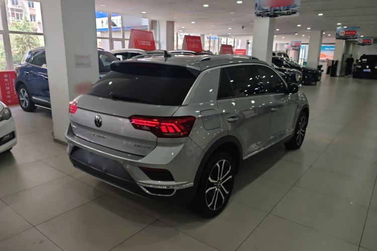 Used Volkswagen T-ROC 2021 280TSI DSG Two-Wheel Drive Comfort Connect Edition Rear Right 45 Deg