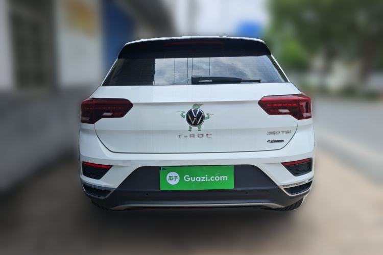 Used Volkswagen T-ROC 2021 Revised Version 280TSI DSG All-Wheel Drive Luxury Connected Edition Exterior 4