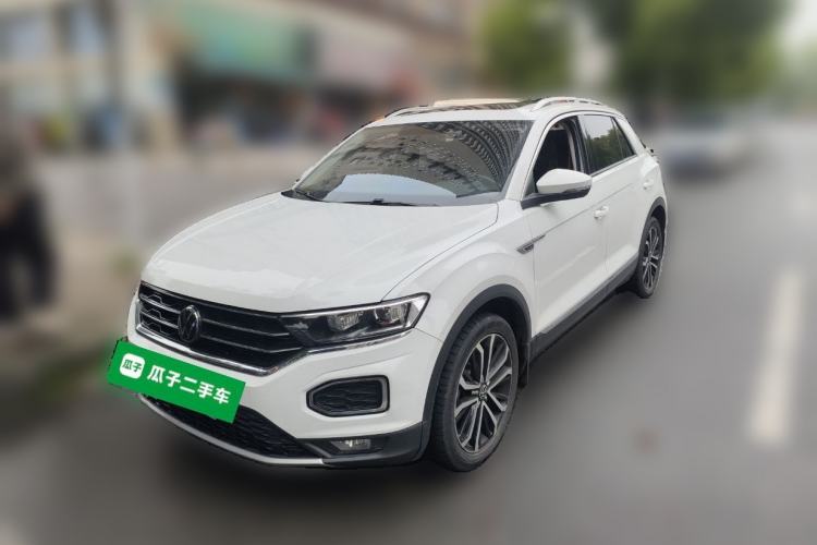 Used Volkswagen T-ROC 2021 280TSI DSG Two-Wheel Drive Comfort Connect Edition Front Left 45 Deg
